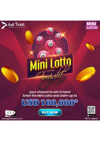 Play Mini Lotto Tonight & Win Up to USD 100,000!