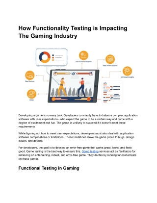 How Functionality Testing is Impacting The Gaming Industry