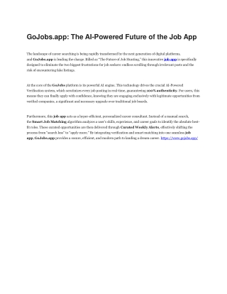GoJobs.app The AI-Powered Future of the Job App (1)