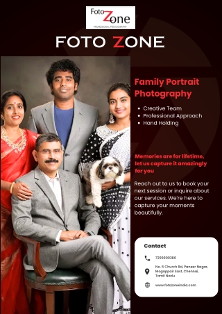 Family Photography Chennai – Capture Togetherness with FotoZone