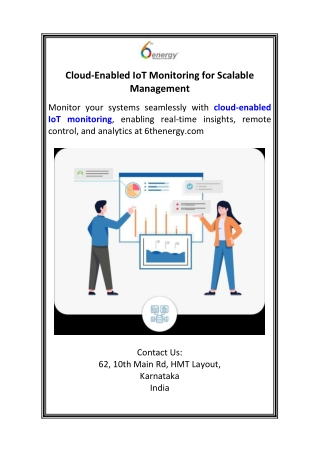 Cloud-Enabled IoT Monitoring for Scalable Management