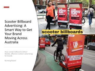 Scooter Billboard Advertising: A Smart Way to Get Your Brand Moving Across Austr