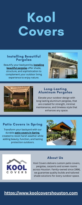 Installing Beautiful Pergolas