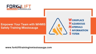 Empower Your Team with WHMIS Safety Training Mississauga