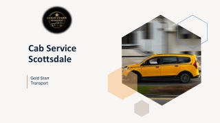 cab service Scottsdale