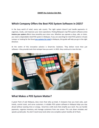 Which Company Offers the Best POS System Software in 2025