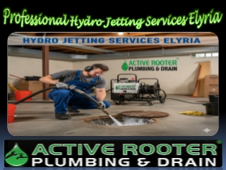 Professional Hydro Jetting Services Elyria