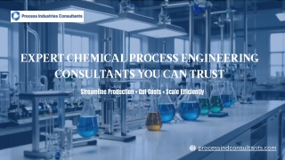 Expert Chemical Process Engineering Consultants You Can Trust