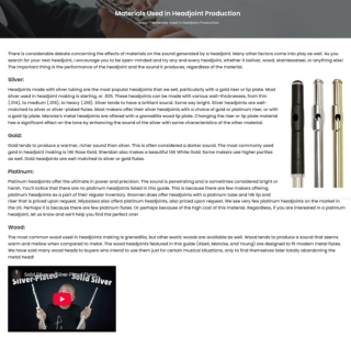 Materials Used in Headjoint Production – Silver, Gold & Wood  Flute World