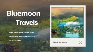 Bluemoon Travels – Innova Cab Services in Tiruppur