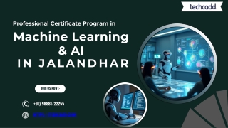Professional Certificate Program in Machine Learning & AI in Jalandhar