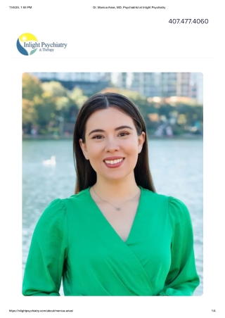 Dr. Monica Arias, MD, Psychiatrist at Inlight Psychiatry