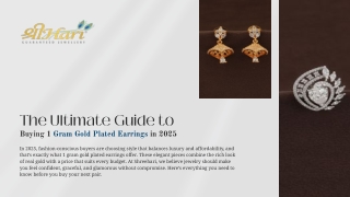 Buying 1 Gram Gold Plated Earrings in 2025