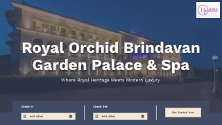 Royal Orchid Brindavan Garden Palace & Spa