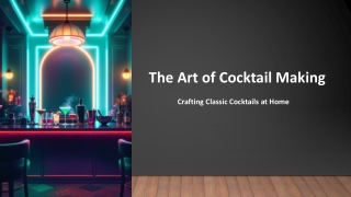 The Power of Premium Ingredients in Crafting Great Cocktails