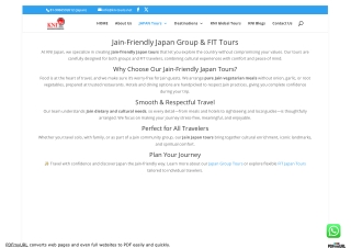 Jain Friendly Japan Tours