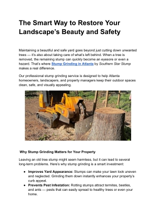 The Smart Way to Restore Your Landscape’s Beauty and Safety