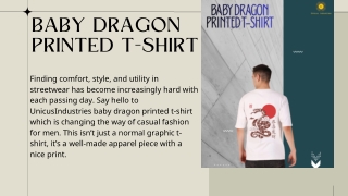 Baby Dragon Printed T-Shirt
