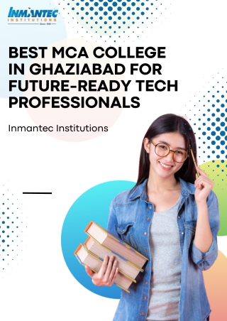 Best MCA College in Ghaziabad for Future-Ready Tech Professionals
