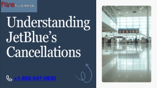 Presentation - Understanding JetBlue’s Cancellations