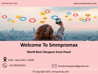 World Best Cheapest Smm Panel