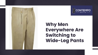 Why Men Everywhere Are Switching to Wide-Leg Pants