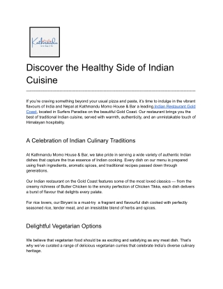 Discover the Healthy Side of Indian Cuisine (2)