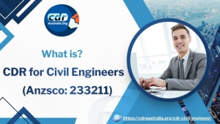 What is CDR for Civil Engineers?