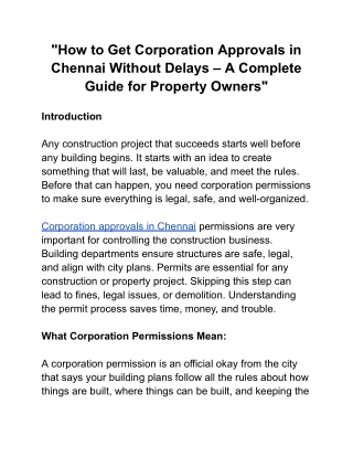 _How to Get Corporation Approvals in Chennai Without Delays – A Complete Guide for Property Owners_ (1)