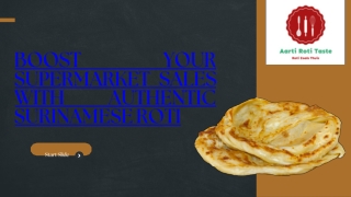 Surinamese Roti for supermarket