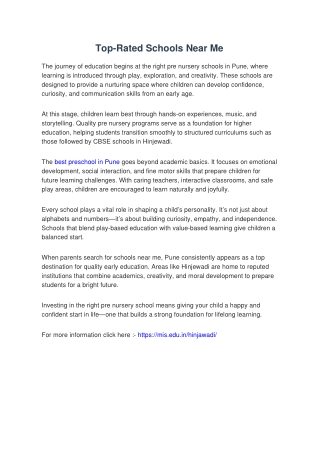 Top Rated Schools NearMe