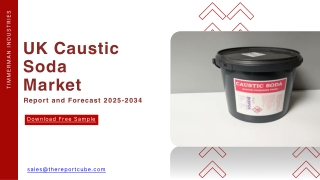 UK Caustic Soda Market Size, Share & Growth Forecast to 2034