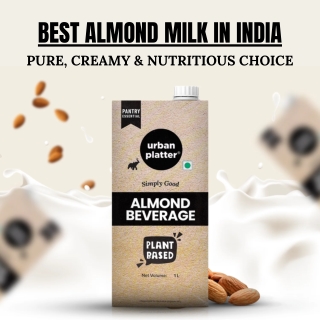 Best Almond Milk in India – Pure, Creamy & Nutritious Choice by Urban Platter