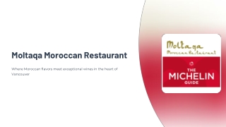 Vancouver wine bars by Moltaqa Moroccan Restaurant