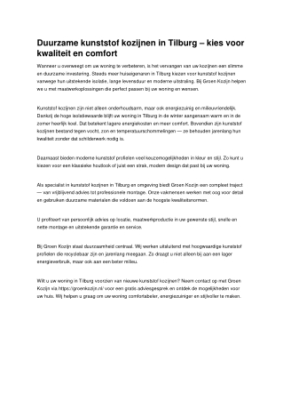 Kunststof_Kozijnen_Tilburg