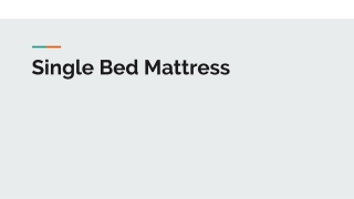 Buy Single Bed  Mattress Online at Best Prices in India  Spaces