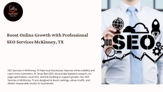 Boost Online Growth with Professional SEO Services McKinney, TX.pdf