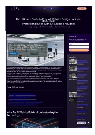 The Ultimate Guide to Free AI Website Design Hacks in 2025_ Build Professional Sites Without Coding or Budget