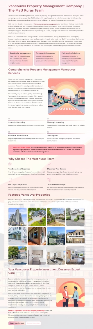 Trusted Vancouver & Richmond Property Management by Metro Van Realty