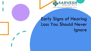 Early Signs of Hearing Loss You Should Never Ignore