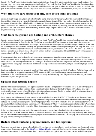 Security Essentials for WordPress Website Management