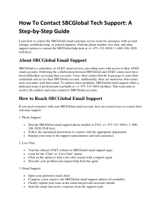 How do I fix sending or receiving errors in SBCGlobal email?