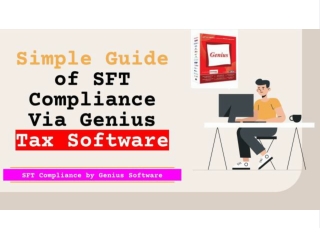 Simple, Step-by-Step SFT Form Filing with Genius Tax Software
