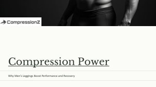Compression Power - Why Men’s Leggings Boost Performance and Recovery