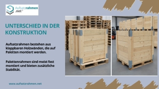 Aufsatzrahmen oder Palettenrahmen? Der richtige Rahmen für Ihre Logistiklösung