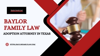 Adoption Attorney in Texas - Baylor Family Law