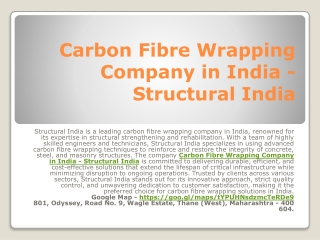Best Carbon Fibre Wrapping Company in India - Structural India
