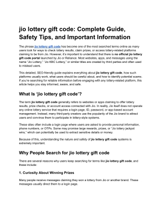 jio lottery gift code1