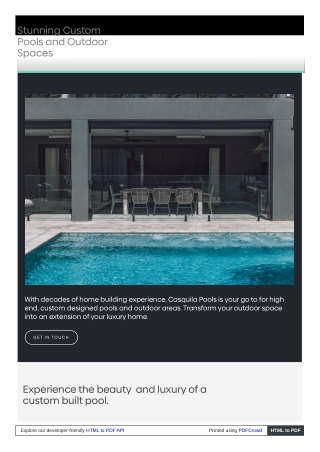 Pool Builders Penrith