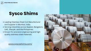 Leading Stainless Steel Coil Manufacturer and Supplier in Mumbai, India.